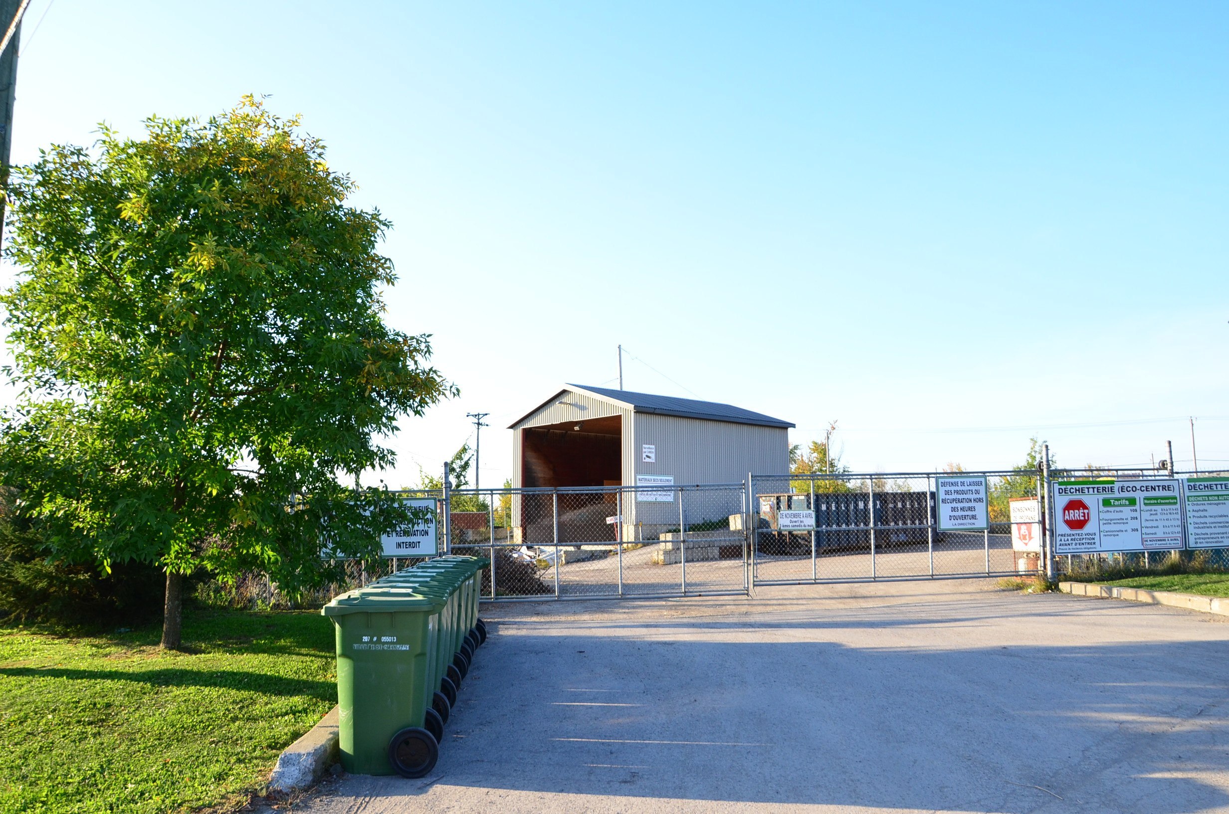 Ville de SaintConstant — Semaine gratuite à l'écocentre