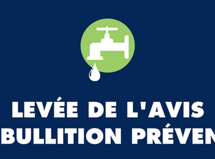 Levée de l'avis d'ébullition sur les rues Mongeau et Moquin 