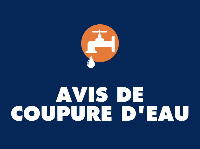 Coupure d'eau et avis d'ébullition préventif sur la rue Sainte-Catherine