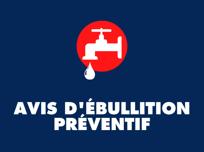 Coupure d'eau et avis d'ébullition préventif sur la rue Montour