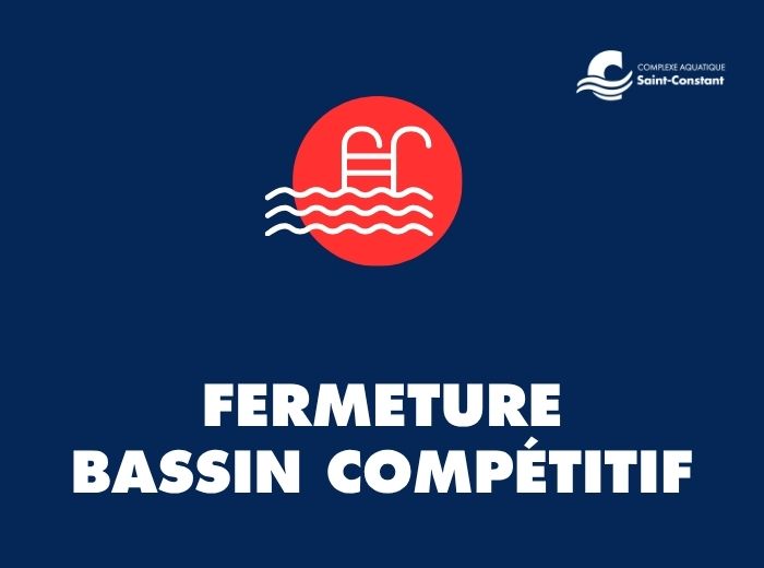 Complexe aquatique | Fermeture du bassin compétitif les 11 et 12 mai
