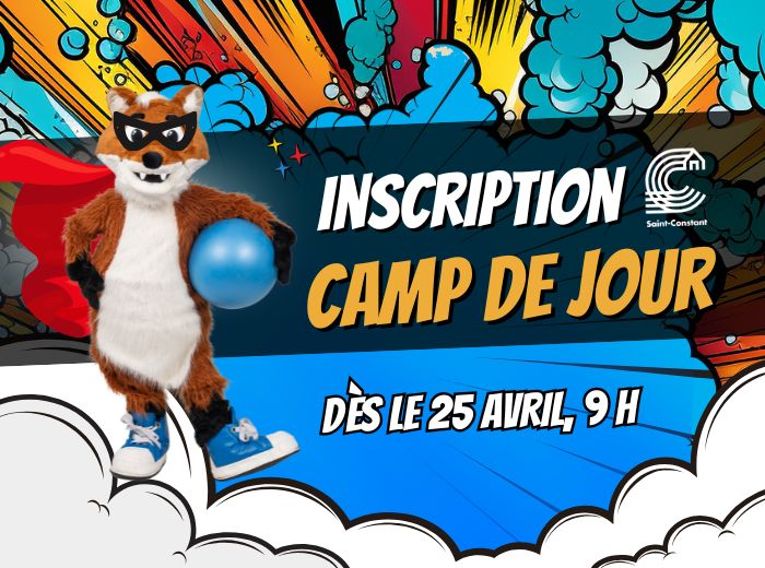 Inscription au camp de jour 2026 | 25 avril dès 9 h