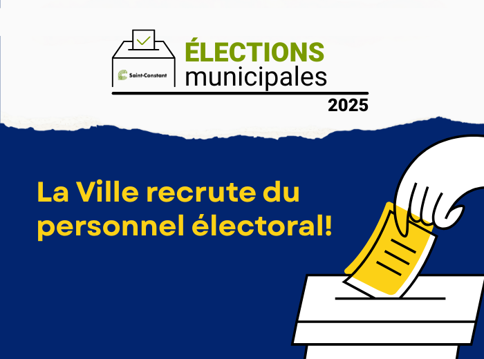 Élections municipales : impliquez-vous comme membre du personnel électoral