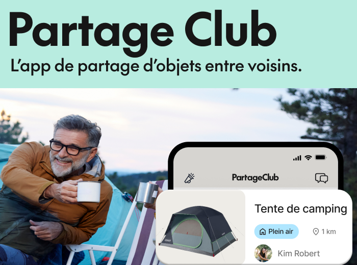 Faites partie du Partage Club!